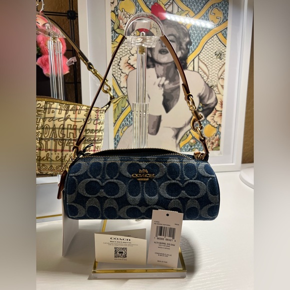 Coach Handbags - ✨SOLD✨COACH 🍒 💙 Nolita Barrel Bag In Signature Denim